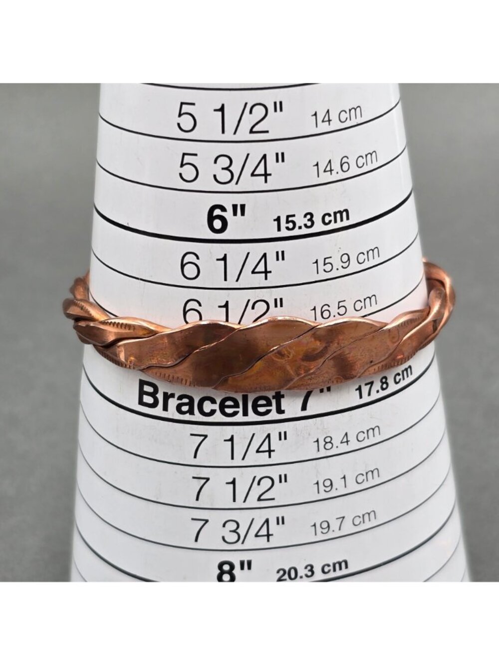 Vintage Copper Cuff Bracelet Set Braided Twisted Heavyweight Statement Lot 4pc - Picture 7 of 15